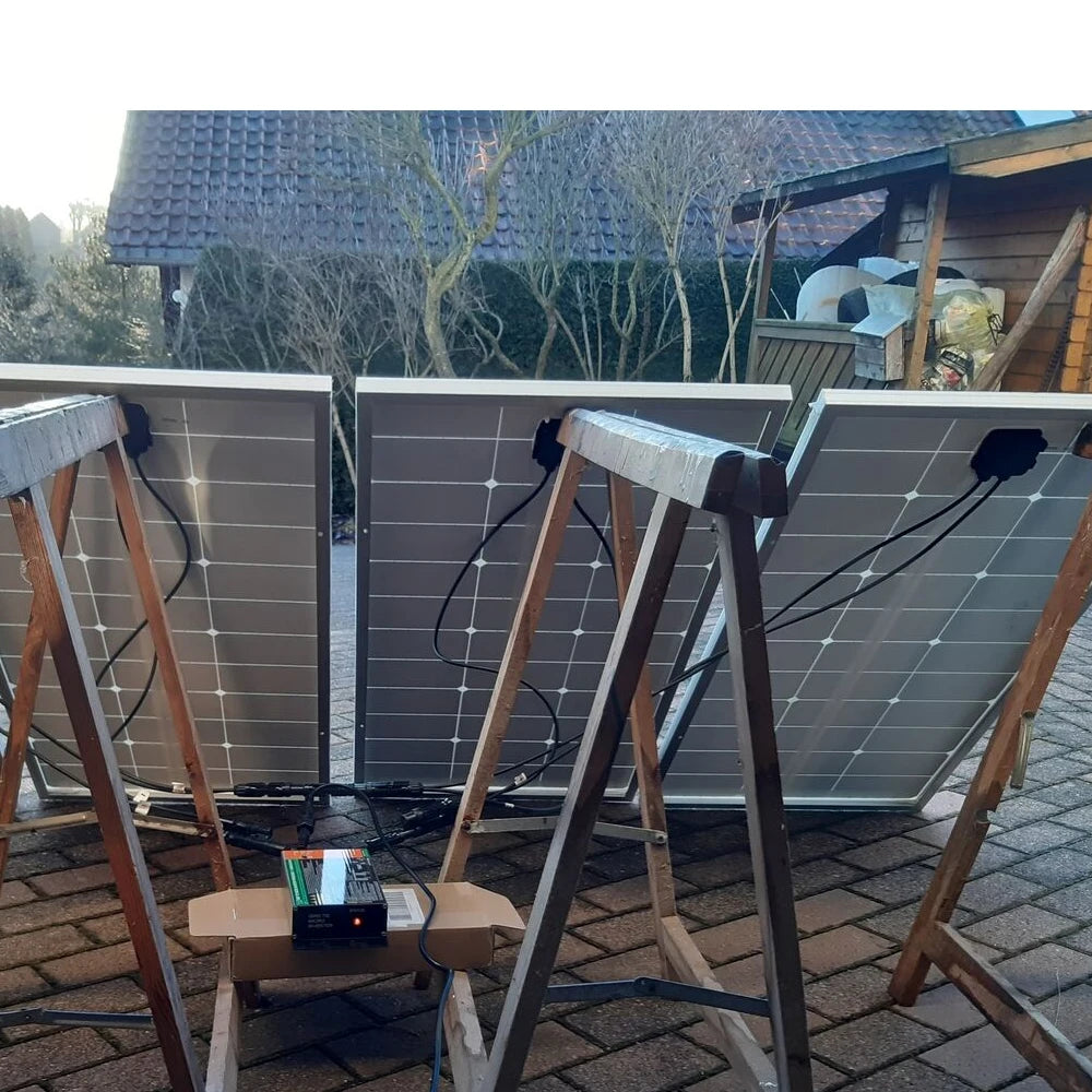 XINPUGUANG Rigid Glass Solar Panel Monocrystalline 10W 25W 50W 100W 200w Power Generation PV Panel charge  paneles solares PRIME RJ SOLAR PH