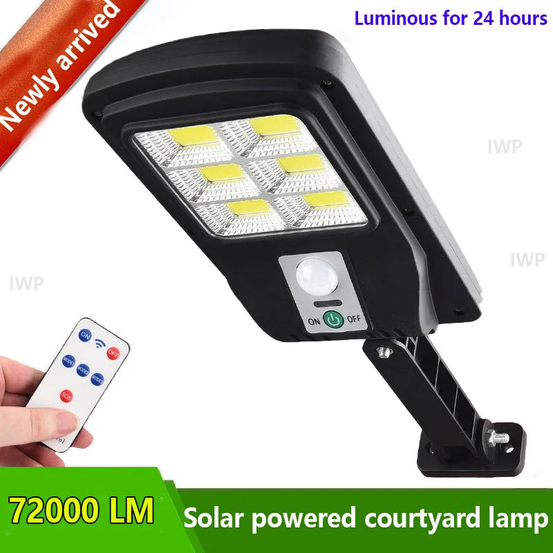XGJY JS0099 Solar LED Light Outdoor Waterproof 3 Lighting Modes Ultra Bright Street Light Garden Holiday Decorative CCC CQC FCC GS LVD UL 6-Year Warranty