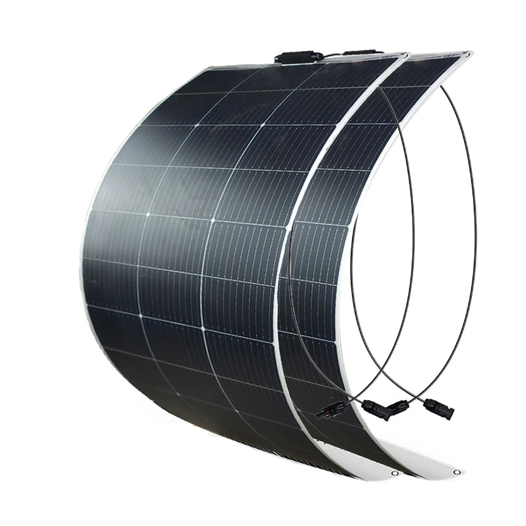 Solar Panel 125W 250W Flexible Panel Solar Monocrystalline Cell Power Station 12V Battery Charge For Camping Boat RV