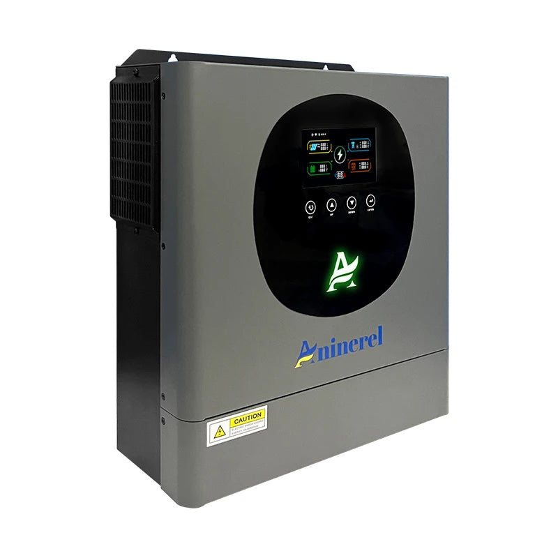 Aninerel 4.2KW Hybrid Solar Inverter 24V Dual Output Color LCD Display Off/On grid Inverter MPPT 100A With WiFi EU Shipping