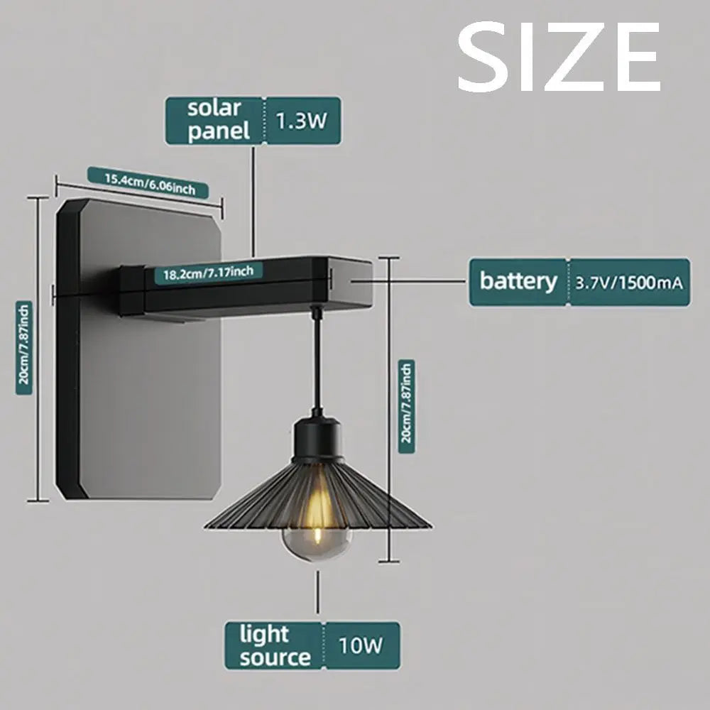 Waterproof LED Solar Wall Lamp Warm Light Auto On/Off Motion Sensor Solar Shed Outdoor Garden Light