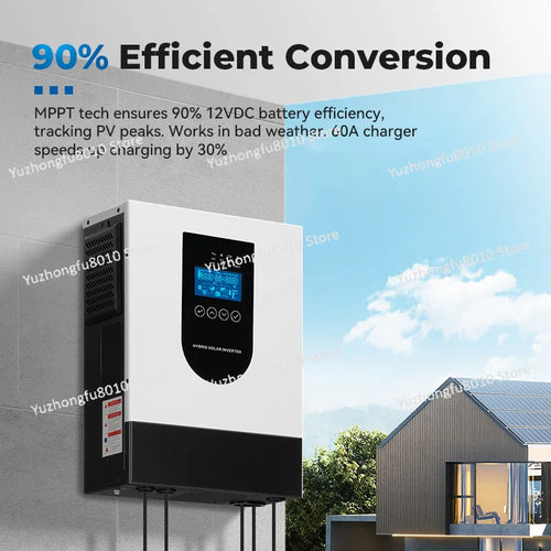 1.5KW hybrid solar inverter 12v off-grid AC string inverter Automatic 60HZ single-phase solar inverter