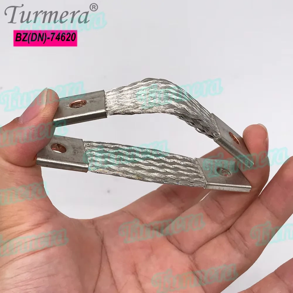 Busbar Lifepo4 Battery Flexible Copper Connecter 2mm Hole to Hole 53 57mm 74mm 400A Use in 12V 280Ah 310Ah 320Ah Lifepo4 Battery