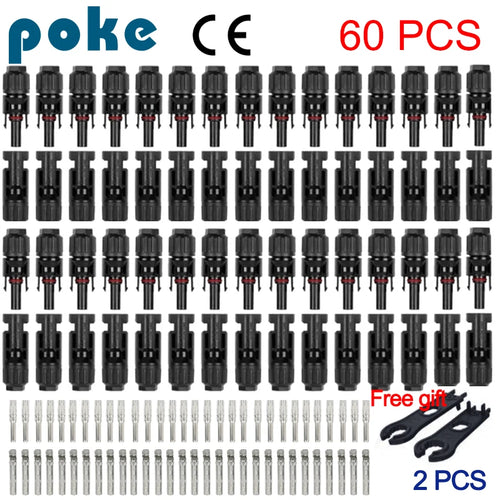 10/20/100pcs Solar Connectors 1000V 30ASolar Panel Branch PV Connectors Photovoltaic Connect solar PRIME RJ SOLAR PH