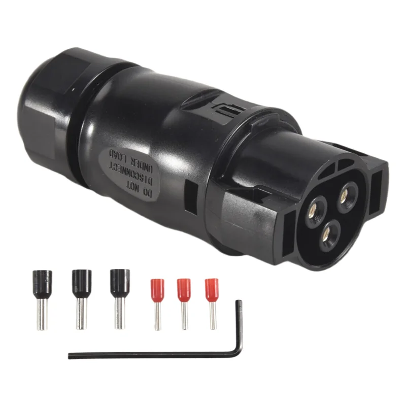 Solar PV Connector Plug Waterproof IP68 4000V 40A For Solar PV System Panel Parallel Protection Kit LY01-Female-AT64 PRIME RJ SOLAR PH