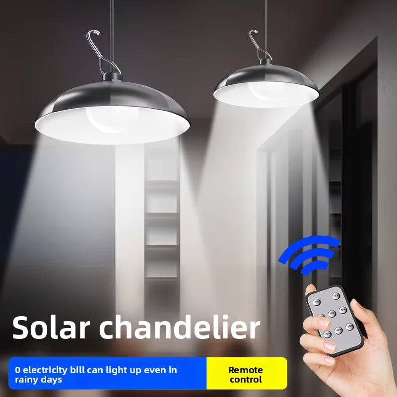 Solar Split Type Pendant Light Indoor Outdoor Super Bright Remote Control Waterproof Light Control CE