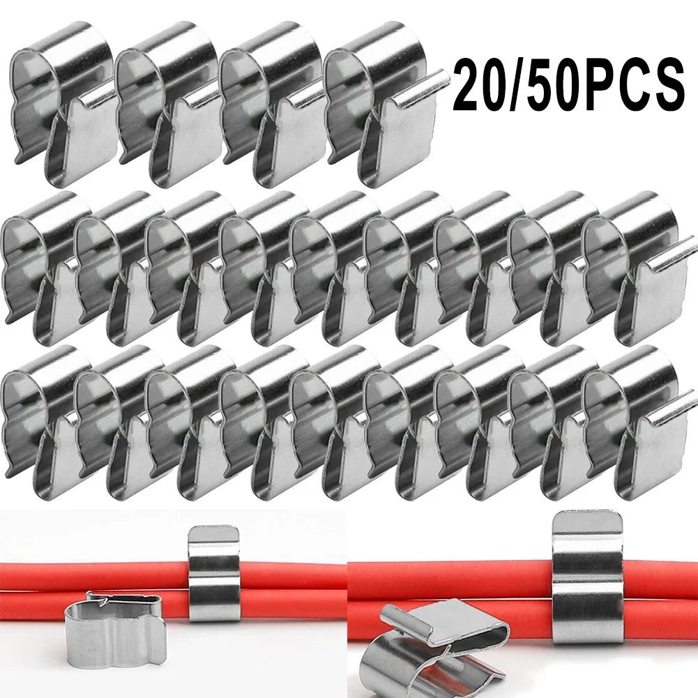 Clamp Solar PV Cable Clip 20 50pcs Replacement Cable Organizer Easy To Use For Automobil Boot Solar Cable Fastener PRIME RJ SOLAR PH