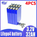 Grade a 3.2V LiFePO4 Battery for DIY Motorcycle Car Motor Modification 12.8V RV EV Home Storage - Various Sizes 20Ah-105Ah