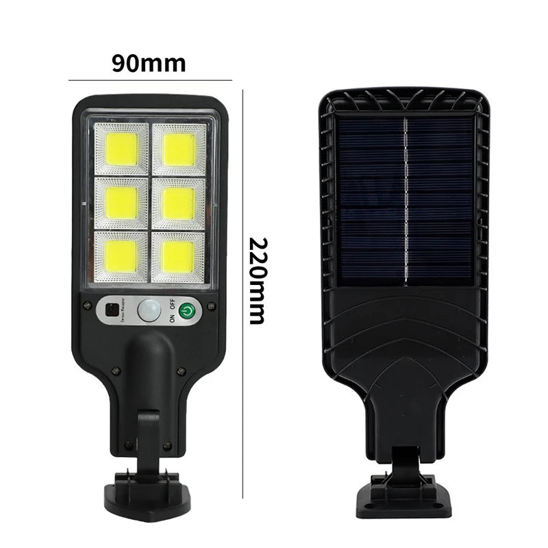 ZZZLFFZY 3106 Solar Lights Outdoor 3 Modes 30COB 72COB Waterproof Motion Sensor Security Street Lamp Garden Patio Path Yard 1.5-Year Warranty