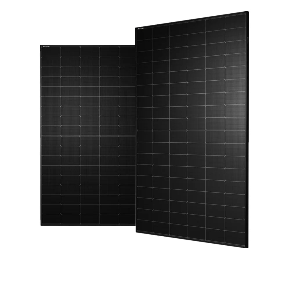 BR-BDG460W-480W Bifacial Half Full Black Dual Glass Solar Panel 460W 470W 480W CE RoHS ISO9001 IEC 12-Year Product 25-Year Power Warranty