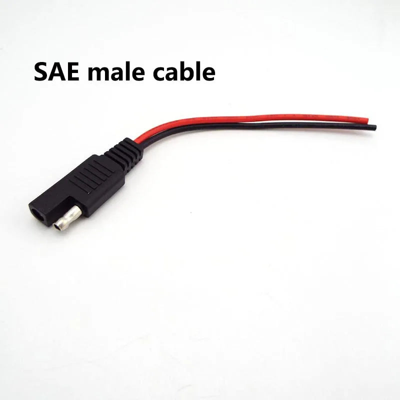 10CM SAE male female Solar Battery Cable 18AWG Power supply Plug Extension connector wire for DIY Automotive  Wire SAE Cable PRIME RJ SOLAR PH