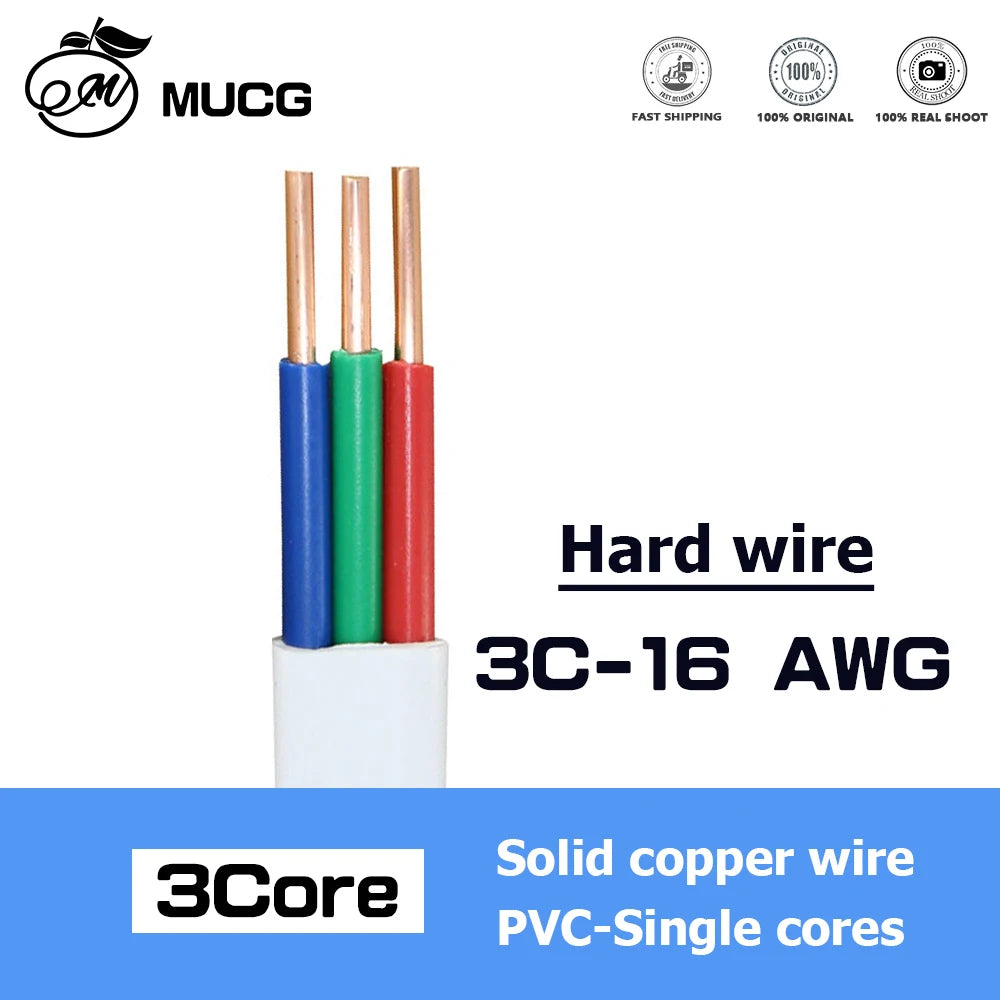 PVC Hard/Soft Jacket cable Solid Copper Cable Home Power cable Copper Wire Jacket wire energy extension Electrical wires 110V PRIME RJ SOLAR PH