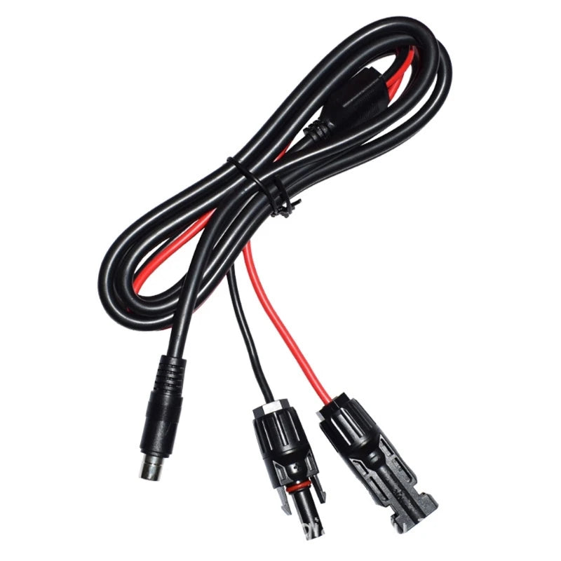 Solar Panel Adapter Cable 8mm DC8020 Conversion High Efficiency for Portable Power Stations Easy Carry