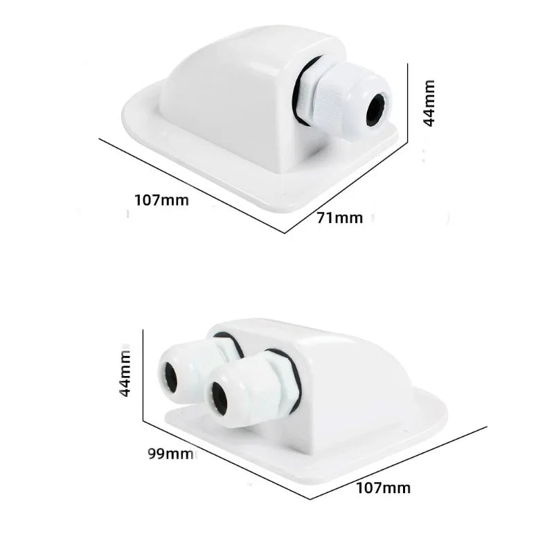 Solar Panel Roof Wire Entry Gland Junction Box Cable Caravan Camper  Junction Box RV Caravan  PV Bracket PRIME RJ SOLAR PH