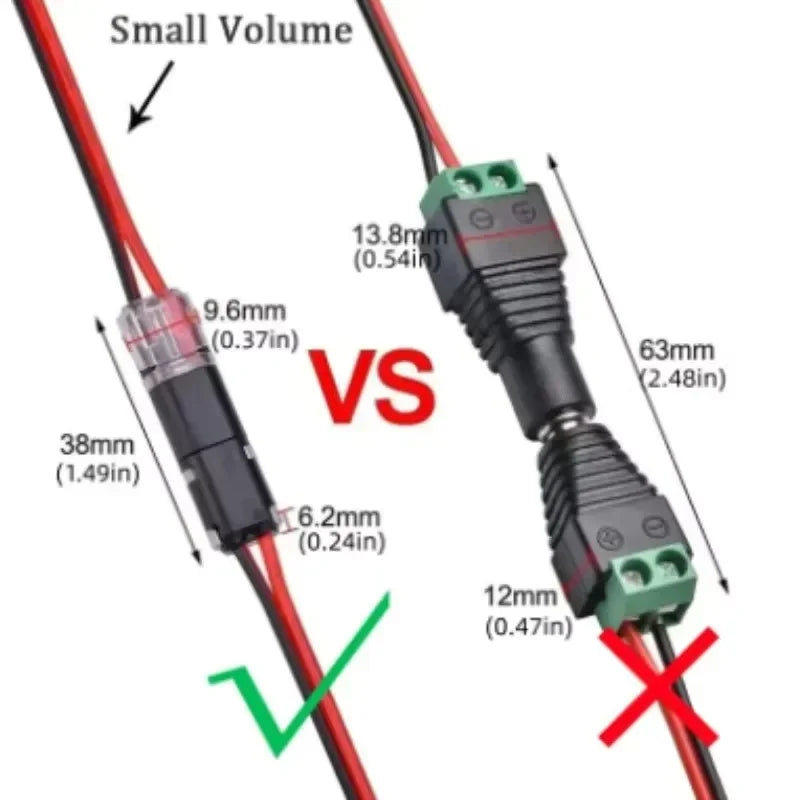 Waterproof  Plug Wire Connector 2 Pin Way Cable Plug Car Electric Wire Snap Connectors Strip Terminal Connection Wholesale PRIME RJ SOLAR PH