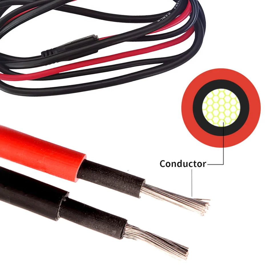 14AWG/16AWG Solar Panel Connector to DC5521 DC7909 Adapter Cable Wire PV Panel Plug Cord Battery Wiring  Solar Extension Cable PRIME RJ SOLAR PH