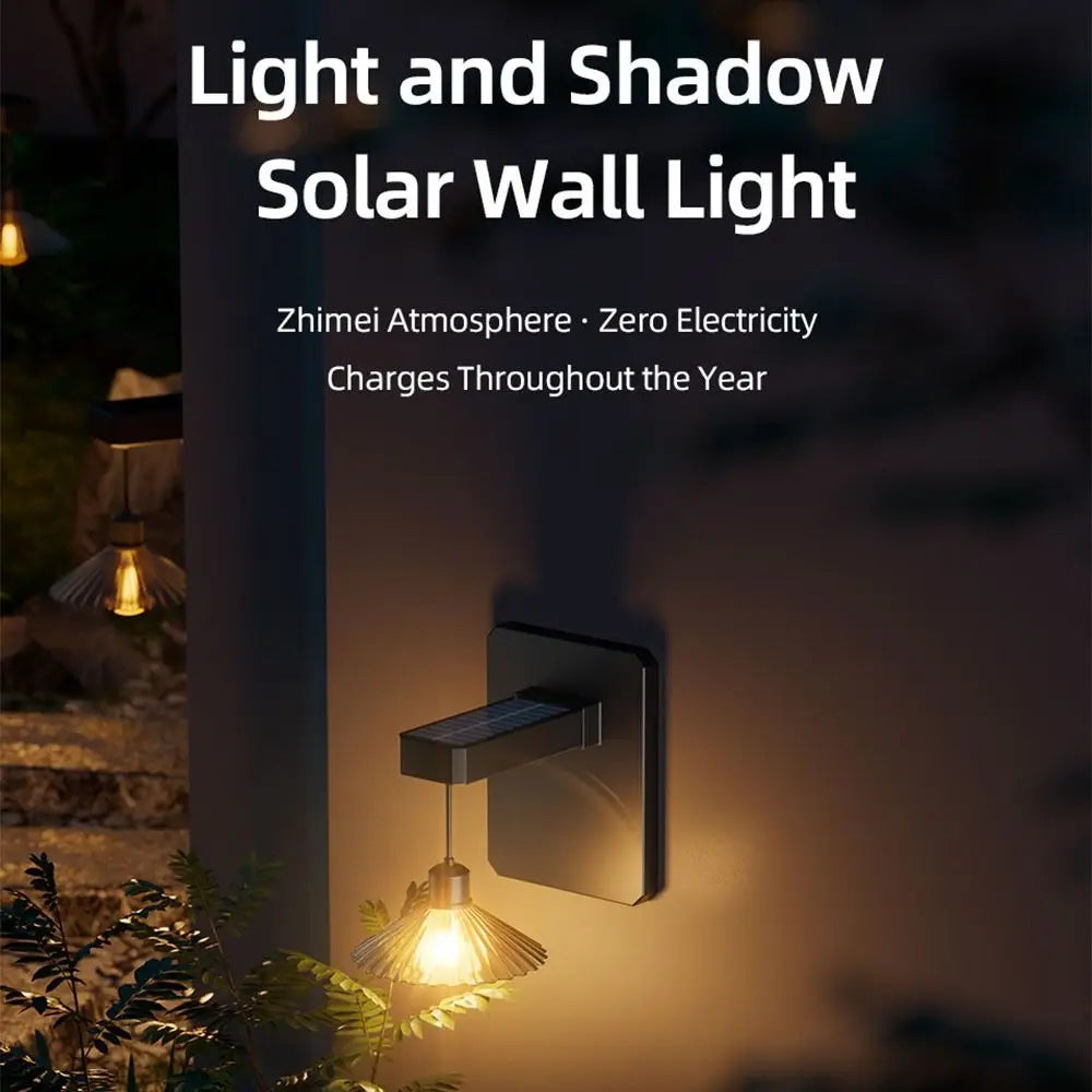 Waterproof LED Solar Wall Lamp Warm Light Auto On/Off Motion Sensor Solar Shed Outdoor Garden Light