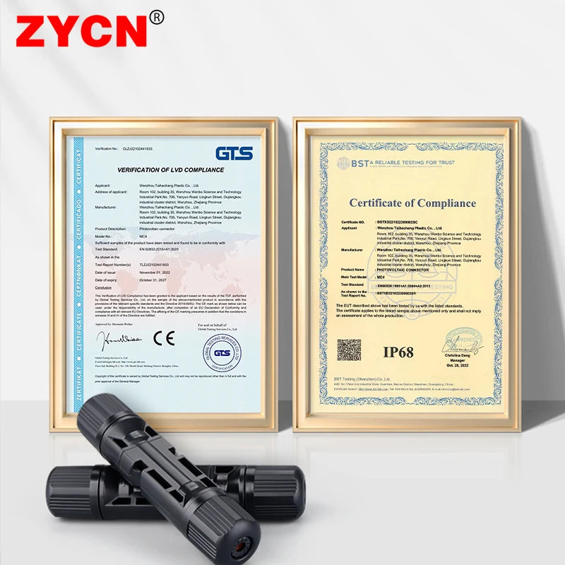 Solar Connectors Waterproof IP68 Solar Panel 1500V 30A/50A PV Plug Cable Male Female Photovoltaic Systems 2.5/4/6mm2 Cable Plug PRIME RJ SOLAR PH