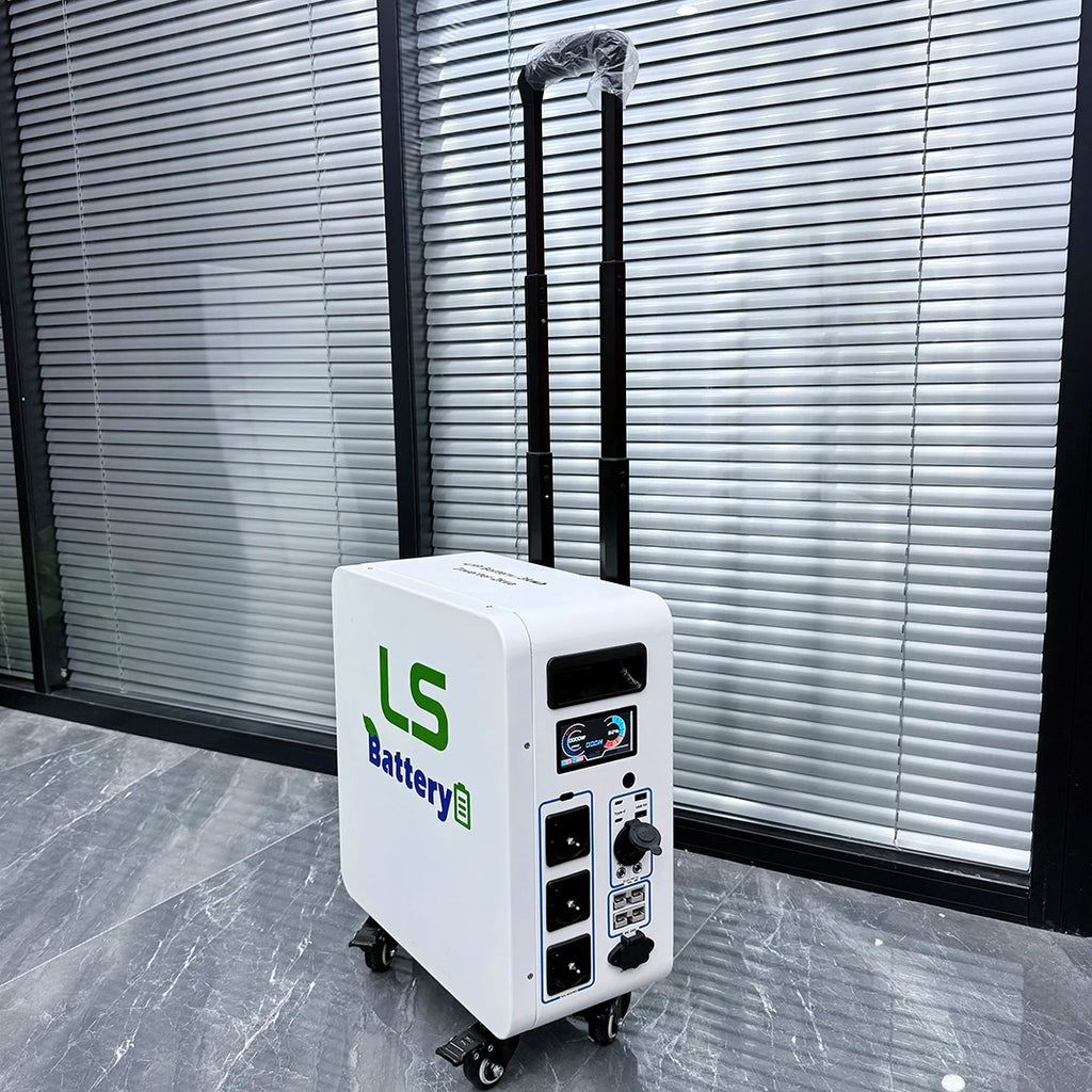 LS BATTERY 25.6V125AH 3kW Portable Power Station LiFePO4 Lithium 2kVA Inverter Outdoor Camping Solar Generator Off-Grid CE RoHS UN38.3 MSDS 5-Year Warranty