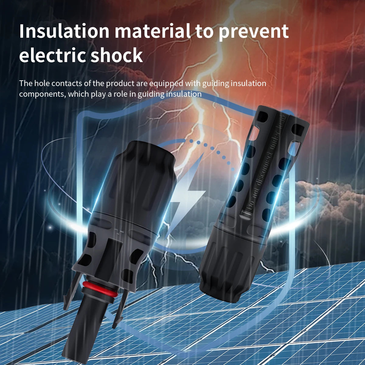 TOMZN 2 sets of PV Solar Connectors 1000V 1500V 32A 45A Panel Branch PV Photovoltaic Wire/Board Terminal Box Inverter IP67 10LOT PRIME RJ SOLAR PH