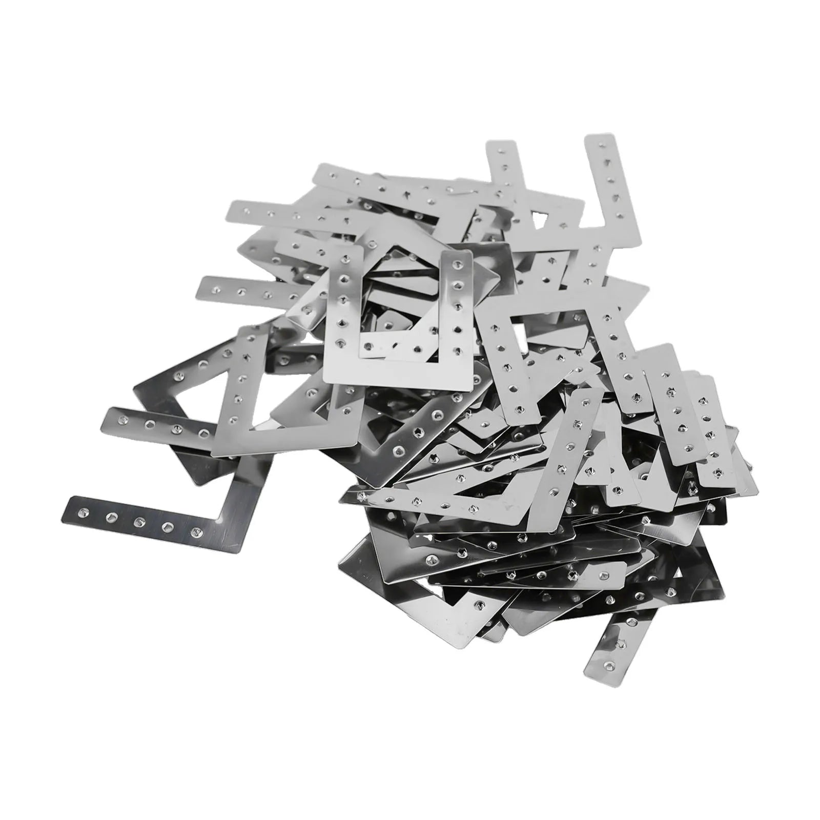50-Piece Solar Panel Cable Clamp Grounding Washer for PV Roof Ground Shed Greenhouse Applications