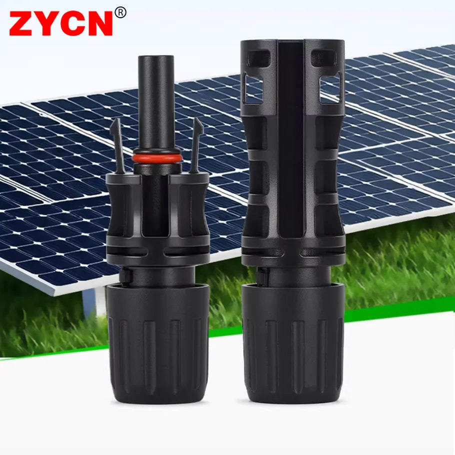 Solar Connectors Waterproof IP68 Solar Panel 1500V 30A/50A PV Plug Cable Male Female Photovoltaic Systems 2.5/4/6mm2 Cable Plug PRIME RJ SOLAR PH