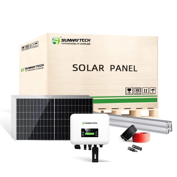BMAD SUNWAY SWS3KW-ON-US 3000W 3-Phase Split On-Grid Solar Panel System 3kW Photovoltaic Solar Energy System