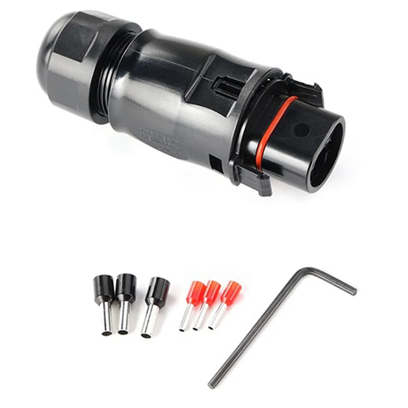 2X Solar PV Connector Plug Waterproof IP68 4000V 40A For Solar PV System Panel Parallel Protection Kit LY01-Male-B61B PRIME RJ SOLAR PH
