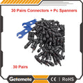 30 Pairs Solar Connector 1000V Solar Plug 30A for PV Cable Connection UV Resistant IP67 Male Female Connector PRIME RJ SOLAR PH