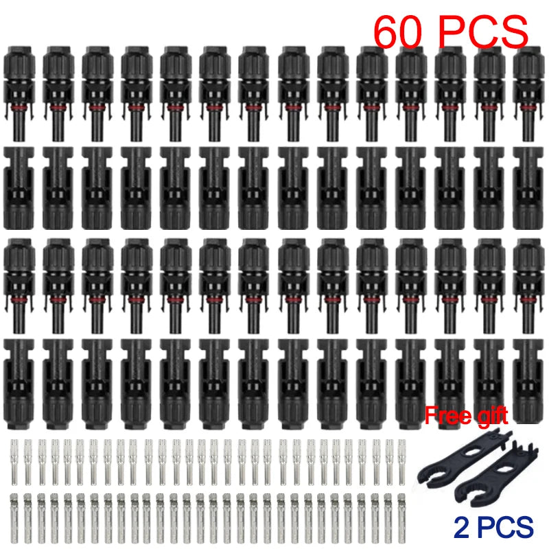 10/20/100pcs Solar Connectors 1000V 30ASolar Panel Branch PV Connectors Photovoltaic Connect solar PRIME RJ SOLAR PH