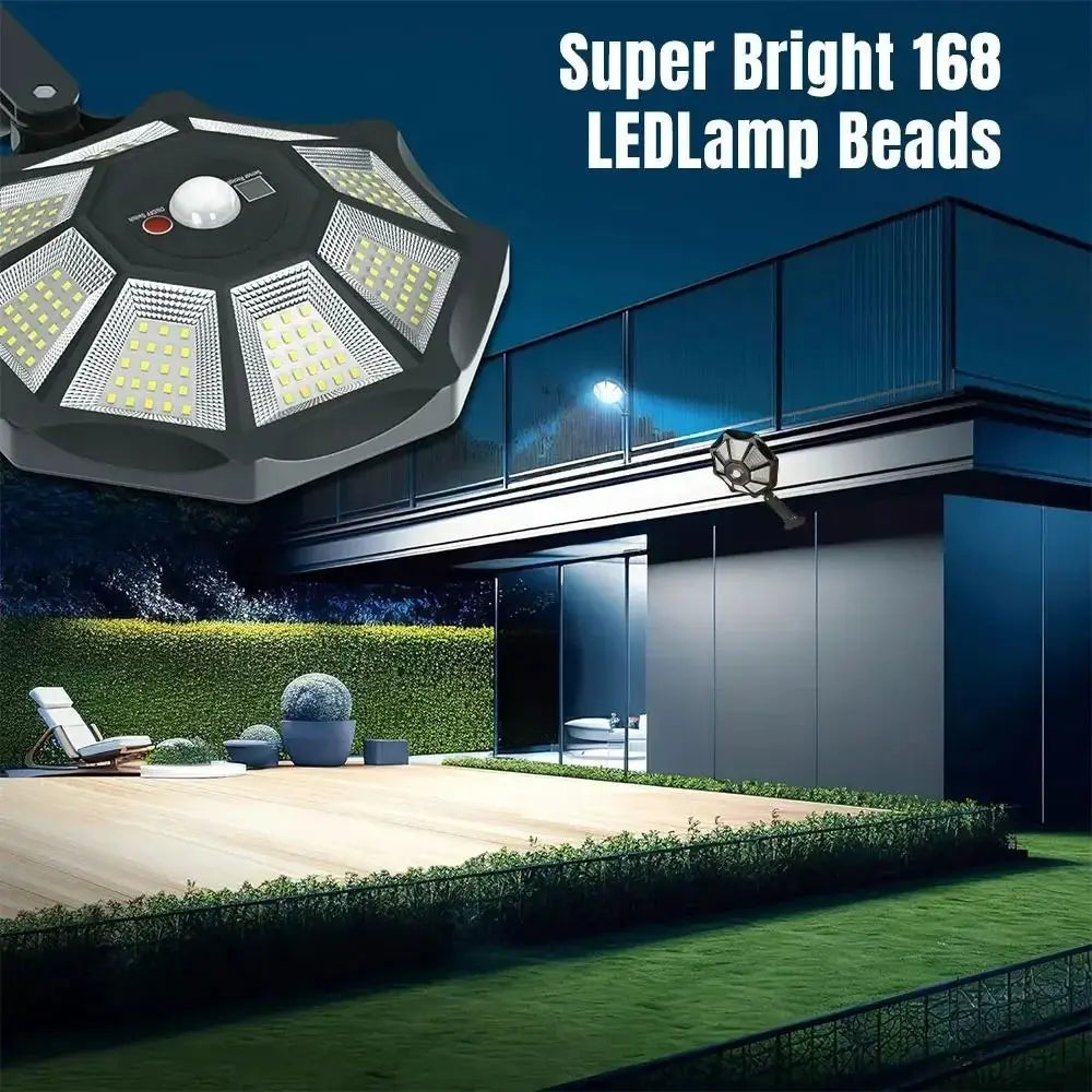 Efficient Solar Power Solar Wall Light Wide-Angle Lighting Fine Weather Resistance 180 Degree Round Light for 3.2V/6000mAh