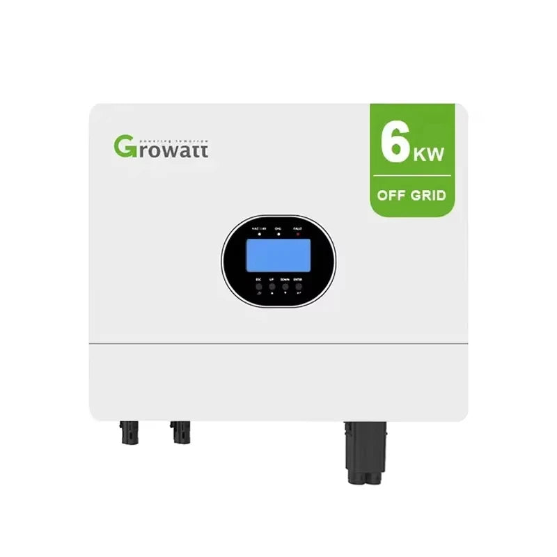 Growatt 6KW Off Grid Inverter Pure Sine Wave With WiFi Single Phase 48V 230V Grid Support Hybrid Inverter SPF 6000 ES Plus