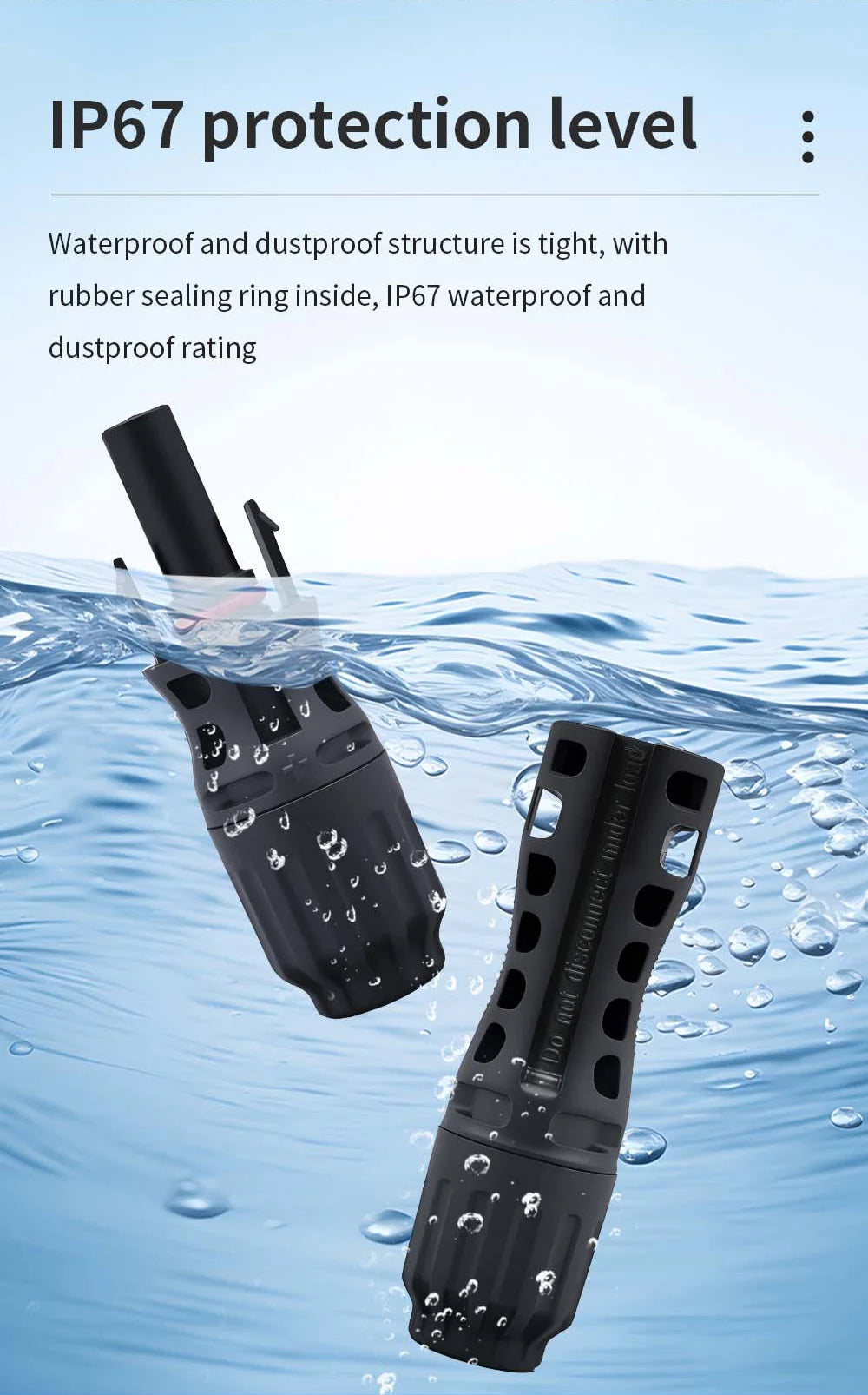 TOMZN 2 sets of PV Solar Connectors 1000V 1500V 32A 45A Panel Branch PV Photovoltaic Wire/Board Terminal Box Inverter IP67 10LOT PRIME RJ SOLAR PH