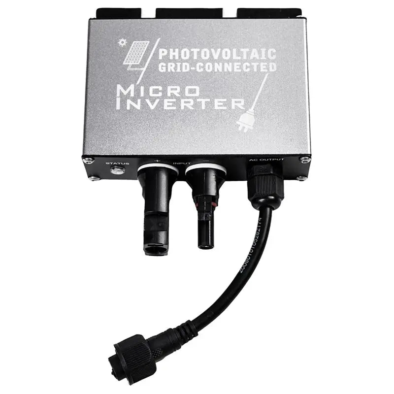 ABGI Solar Micro Grid-Tie Inverter Mini 200W DC 10-30V Input 180V-265VAC Output IP45 Waterproof