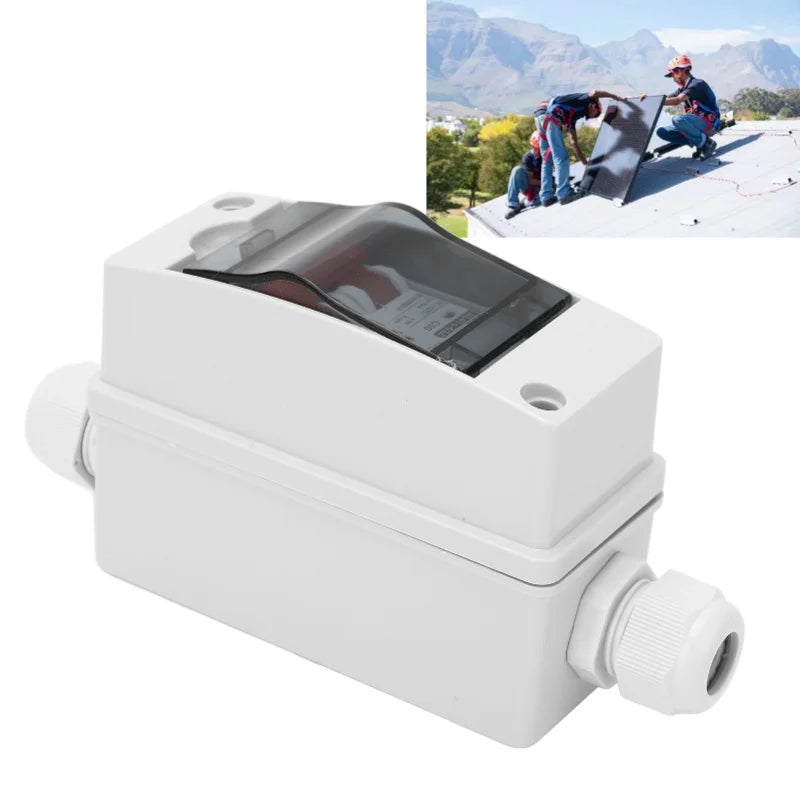 DC Circuit Breaker 2P 50A Miniature Isolator Switch IP65 Waterproof Solar PV Circuit Breaker 1000V