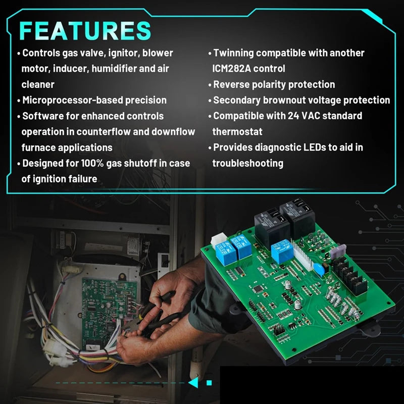 Furnace Control Board Module W/Software Replacement for Carrier