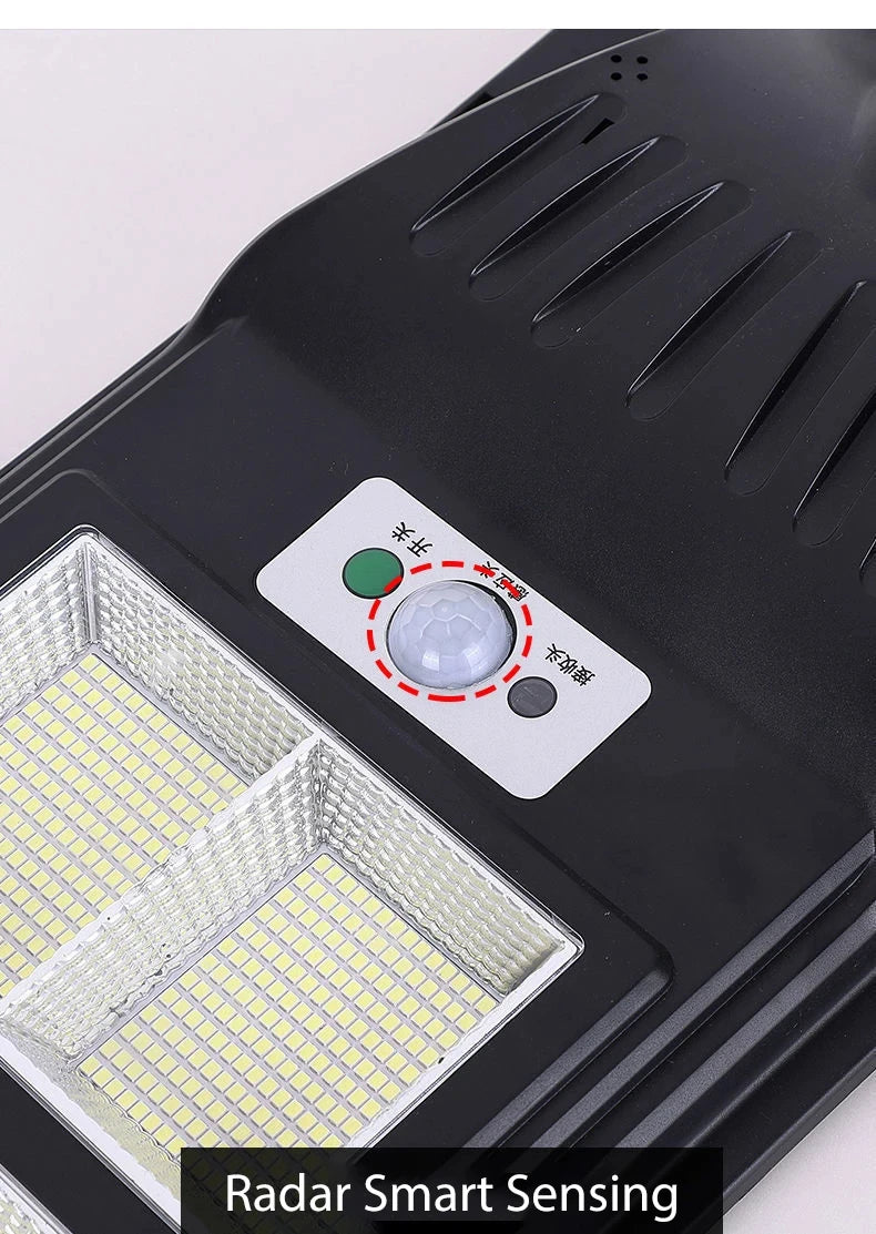 Solar Street Light 5000000LM Outdoor Solar Led Light Waterproof IP67 Solar Garden Lights for Plaza Garden Yard YX123TB