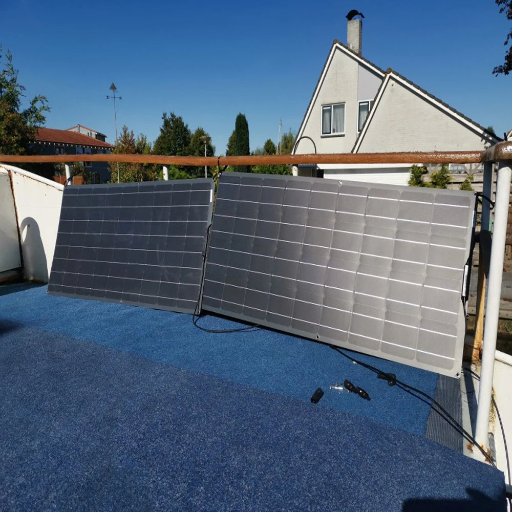 Semi- Flexible Solar Panel 150W 21.6V balcony photovoltaic PV 150 WATT CELL for home boat camper 12v /24V battery charger PRIME RJ SOLAR PH