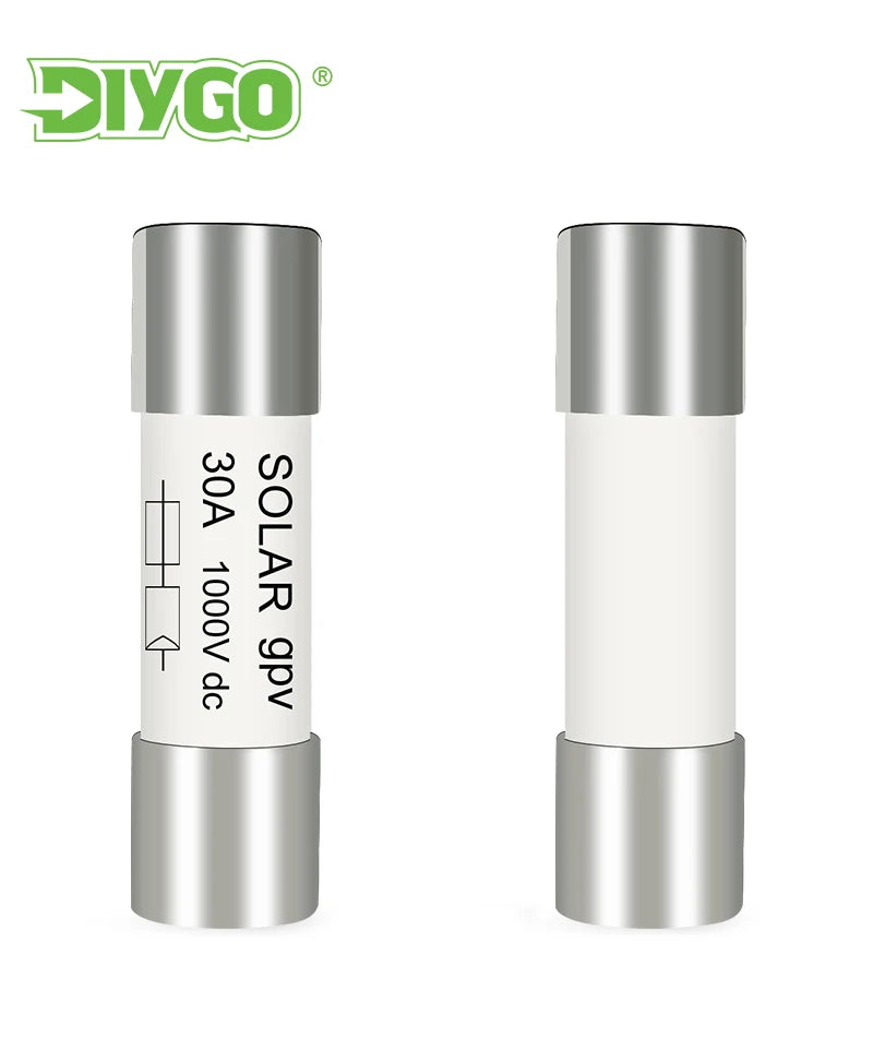 DC PV Fuse 1000V High Voltage For Solar System Short Circuit Protection 1A 2A 3A 4A 5A 6A 8A 10A 15A 20A 25A 30A 32A PRIME RJ SOLAR PH