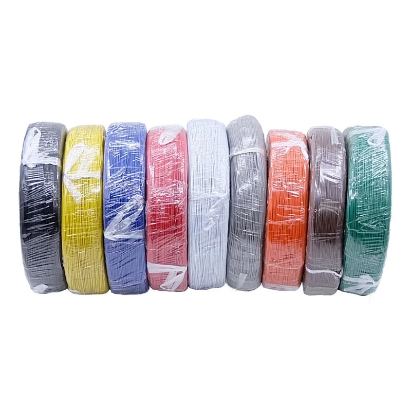 Copper Wire Single Core Cable 26 24 22 20 18 AWG PVC Insulation Solid Tinned Plated Cord Electric Line DIY LED Cable UL1007 Wire PRIME RJ SOLAR PH