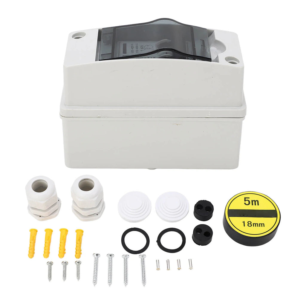 AC90‑400V DC12‑400V 6A 2P DC Miniature Circuit Breaker IP65 Waterproof Solar PV Disconnect Switch