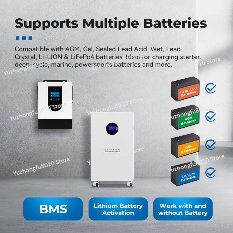 1.5KW hybrid solar inverter 12v off-grid AC string inverter Automatic 60HZ single-phase solar inverter