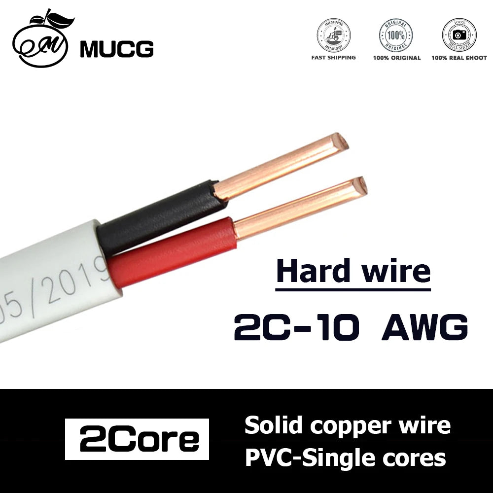 PVC Hard/Soft Jacket cable Solid Copper Cable Home Power cable Copper Wire Jacket wire energy extension Electrical wires 110V PRIME RJ SOLAR PH
