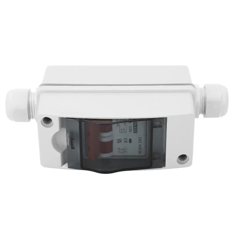 DC Circuit Breaker 2P 50A Miniature Isolator Switch IP65 Waterproof Solar PV Circuit Breaker 1000V