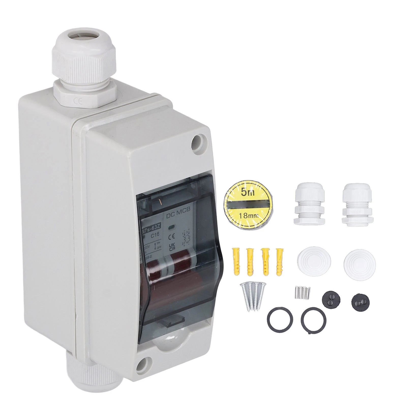 2P Circuit Breaker DC Circuit Breaker DC Circuit Breaker IP65 Waterproof DC Disconnect Switch for Solar PV System 2P 1000V
