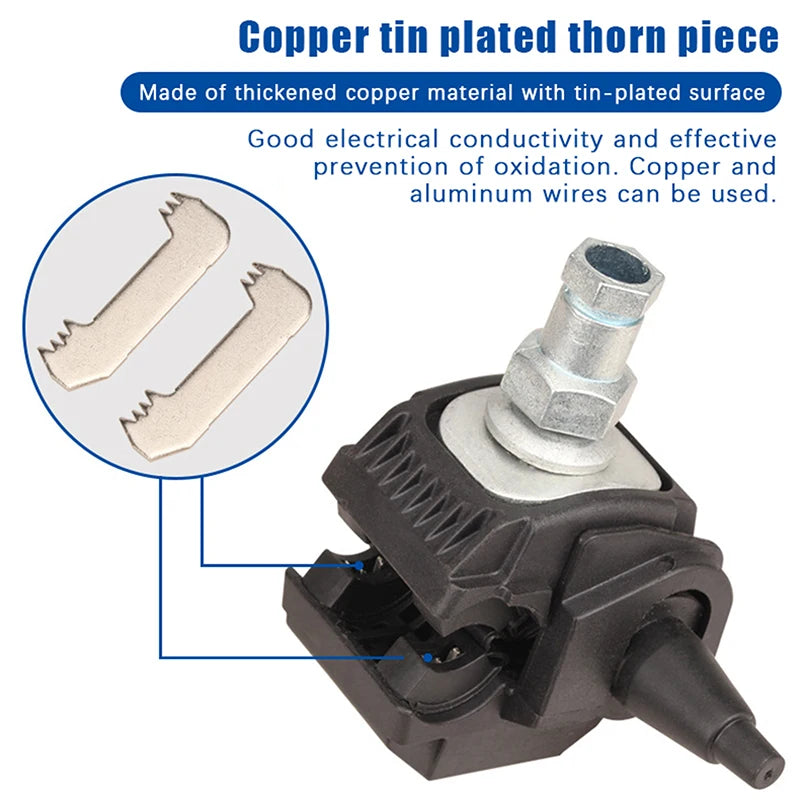 JJC-1 JJC-2 JJC-3 JJC-4 High-Low Voltage Cable Splitter 1kV Insulation Piercing Connector No Peeling Required