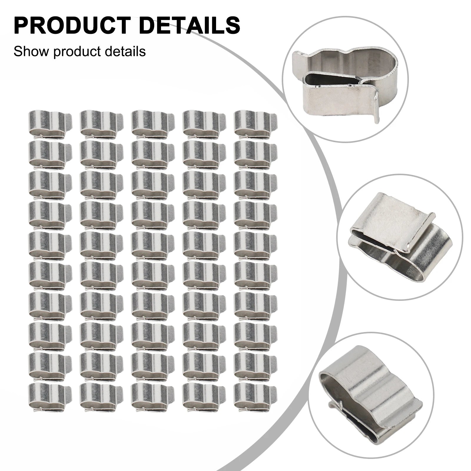 Clamp Solar PV Cable Clip 20 50pcs Replacement Cable Organizer Easy To Use For Automobil Boot Solar Cable Fastener PRIME RJ SOLAR PH