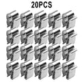 50/20Pcs 304 Stainless Steel Solar PV Cable Clips Clamp For PV Solar Cable Wire Installation Photovoltaic General High-Quality PRIME RJ SOLAR PH