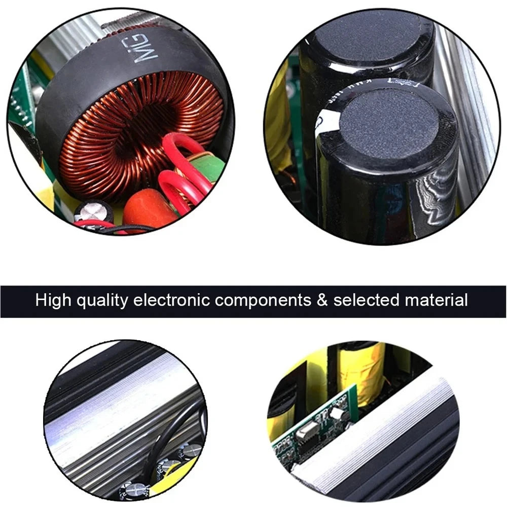 Pure Sine Wave Inverter 8000W 10000W 12000W DC 12V 24V 48V 60V 72V to AC 110V 220V Converter RV Vehicle Solar Inverter CE
