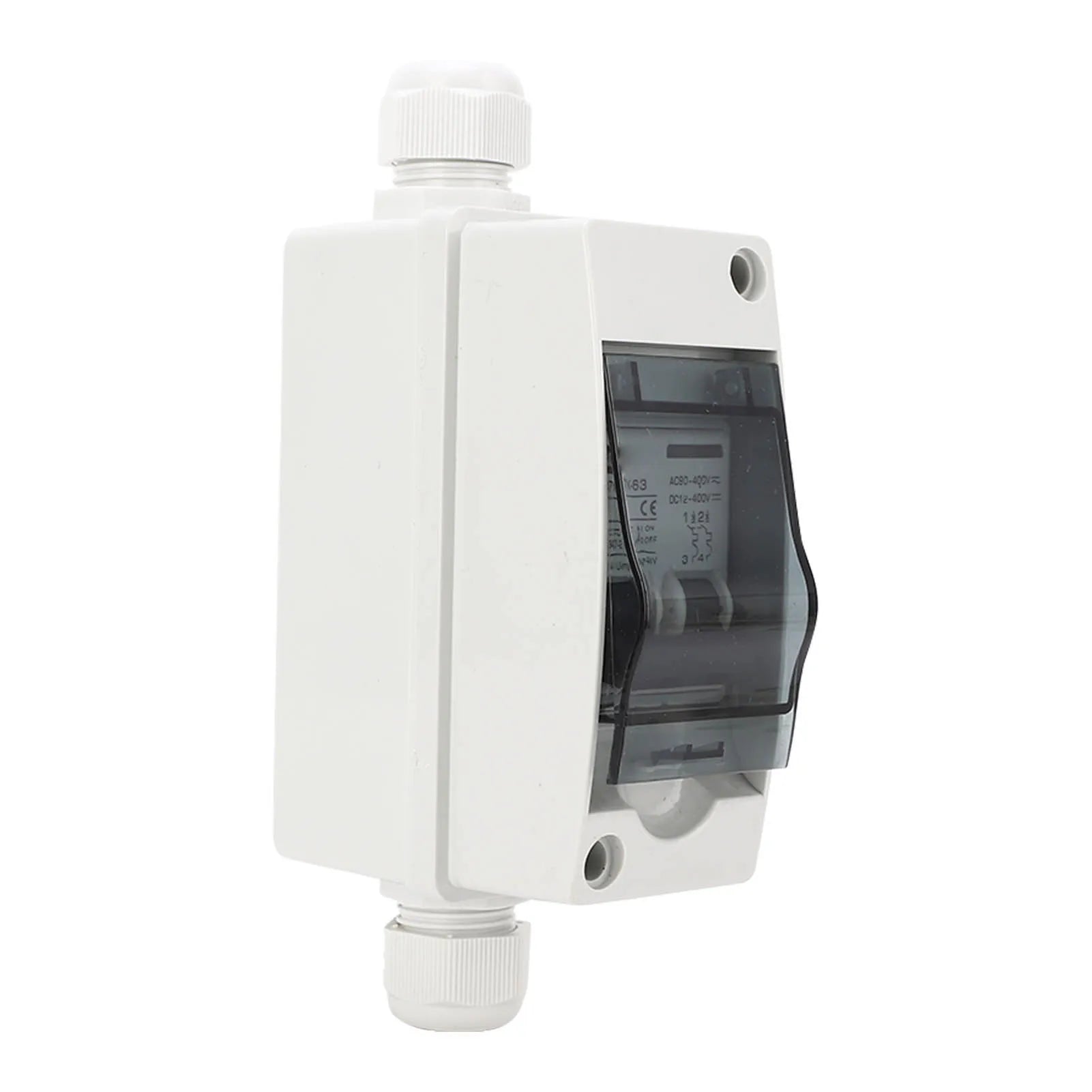 AC90‑400V DC12‑400V 6A 2P DC Miniature Circuit Breaker IP65 Waterproof Solar PV Disconnect Switch